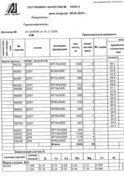прутки квадратные и круглые я8605 Д16Т ф 28,0 ч.1 Сертификат на прутки квадратные и круглые я8605 Д16Т ф 28,0 ч.1