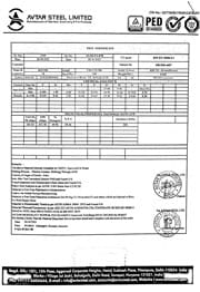 Круг стальной AISI 321 Сертификат на круг стальной AISI 321